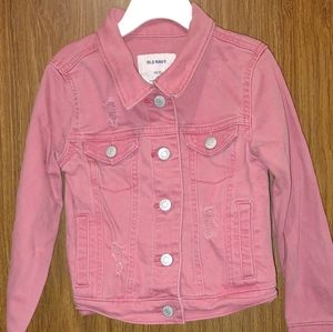 Old Navy Children's Denim Jacket Size 5 Used